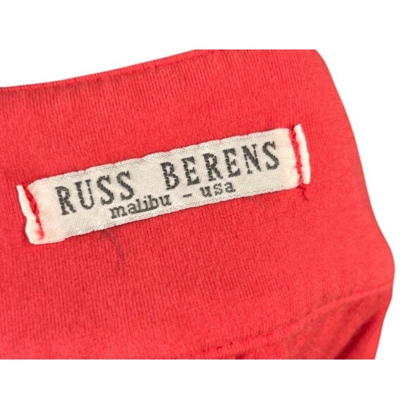 Russ Berens Dress Women's Size Large Pink Cotton Blend Shift Sleeveless - Picture 5 of 8